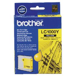 Cartouche d'encre brother lc1000y jaune