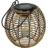 Countryfield lampe suspendue solaire led eliya naturel h15cm