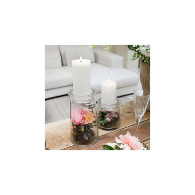 Verre déco Countryfield avec couvercle bol clair h23,5cm