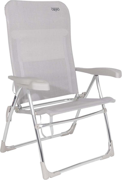 Crespo - chaise de plage - al 206 - gris clair