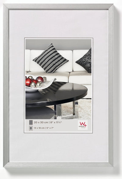 Chaise Walther - structure aluminium - format photo 13x18 cm - argent