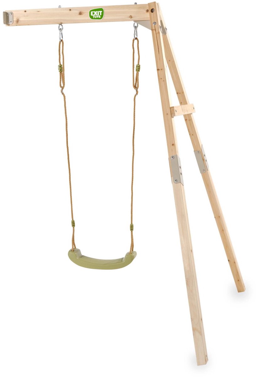 Exit toys exit balançoire en bois silvi - murale - balançoire extérieure - enfants