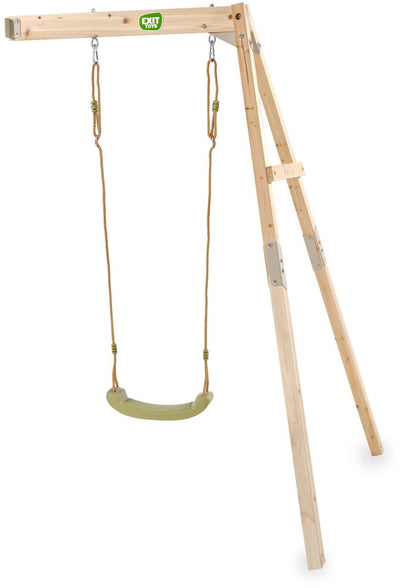 Exit toys exit balançoire en bois silvi - murale - balançoire extérieure - enfants