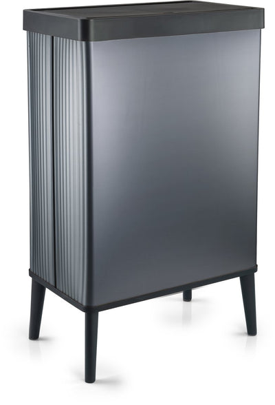 Curver verto high - poubelle 54l - gris bleu - 44x27x69cm