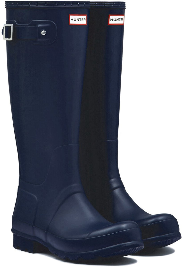 Hunter - bottes de pluie pour hommes - bottes Wellington originales hautes - bleu marine - taille 45-46eu