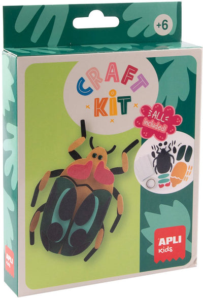 Apli Kids Craft Set Beetle 3D - Jouet créatif en carton.