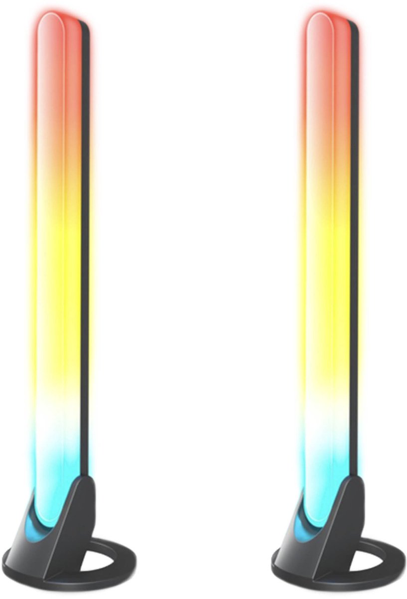 Barre lumineuse LED pour moniteur de jeu Calex - 2 pièces - compatible razer chroma - synchronisation rgbic pour pc - éclairage d'écran