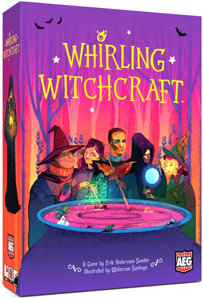 Alderac entertainment group tourbillonnant sorcellerie - bordspel voor 2-5 spelers - stratégie magique