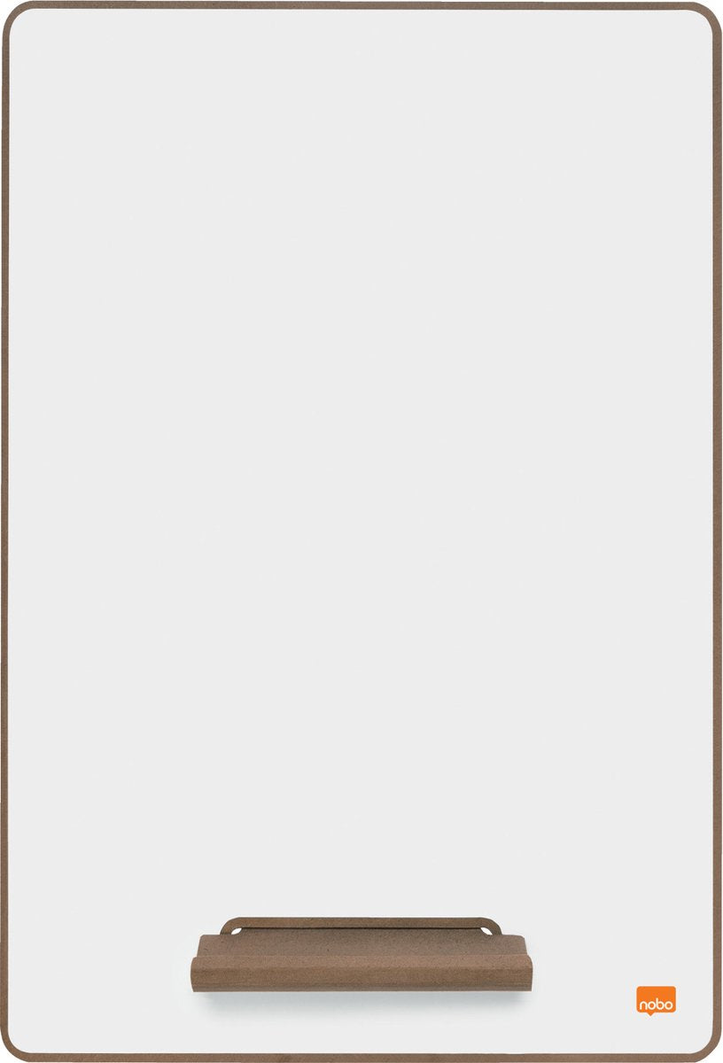Mini tableau blanc Nobo a4 - avec support et plumier - paquet de 4