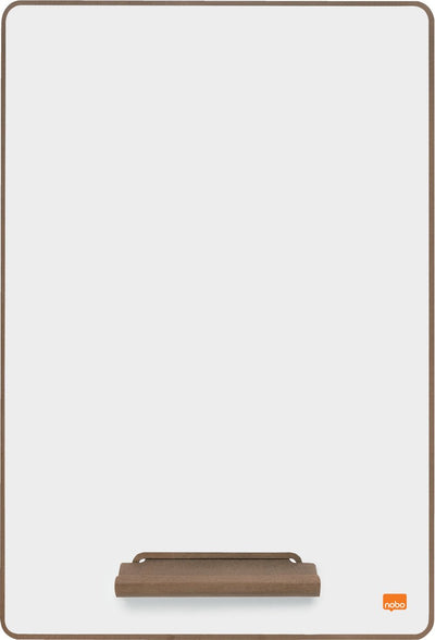 Mini tableau blanc Nobo a4 - avec support et plumier - paquet de 4