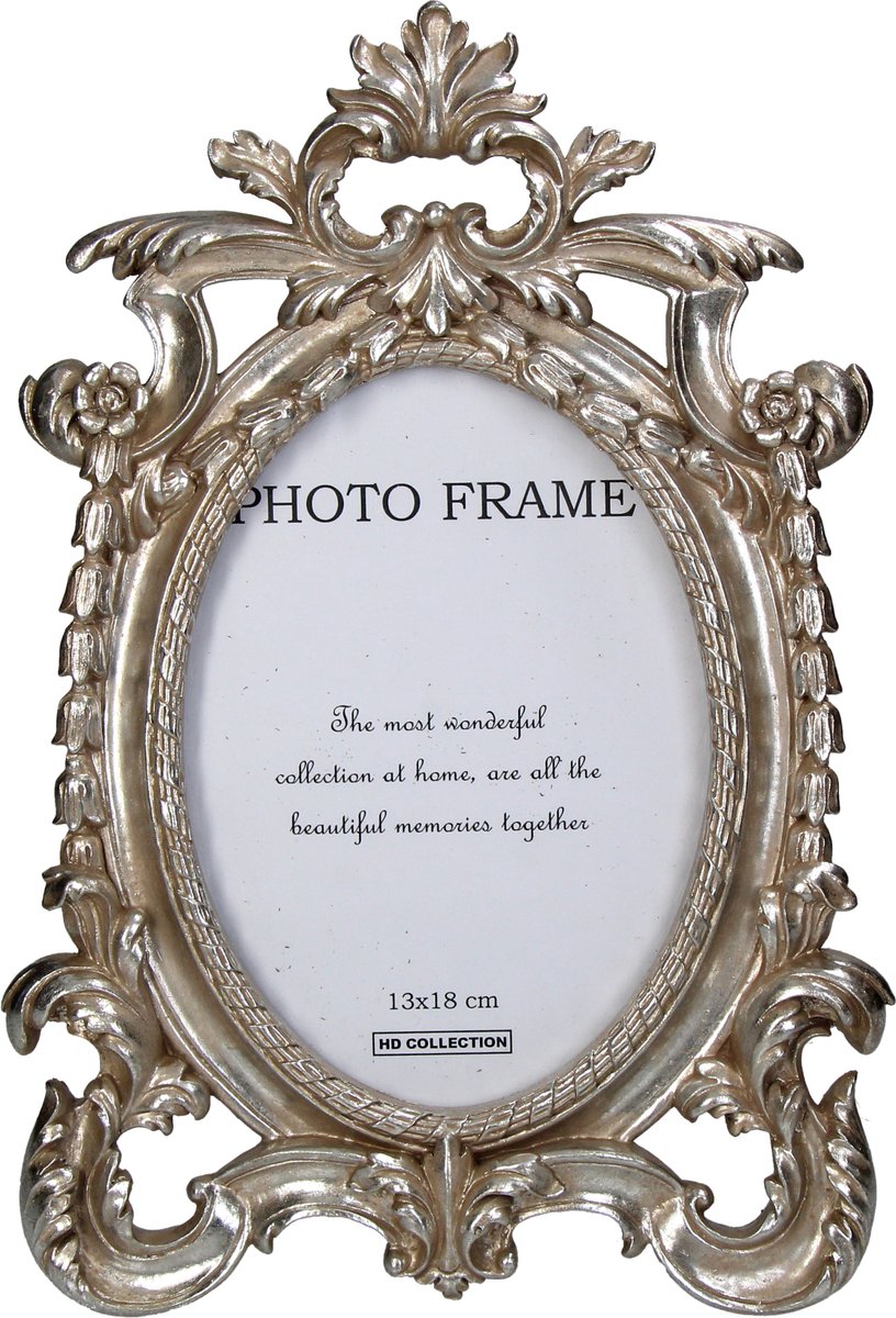 Cadre photo collection HD baroque argent 13x18cm