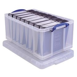 Boite solution d'archives boite vraiment utile 440x710x310mm 64l couvercle empilable