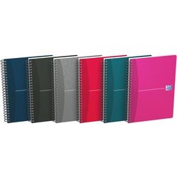 Bloc spirale papier optique oxford 90g m2 14.8x21cm règle 7mm signet