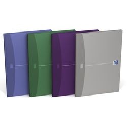 Bloc spirale papier optique oxford 90g m2 21x29,7cm carreaux 5x5mm couverture carton