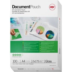 Pochettes de plastification Ty haute densité gbc a4 216x303mm 2 x 175 (350) microns
