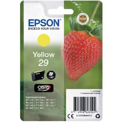 Cartouche d'encre epson c13t29844012 jaune