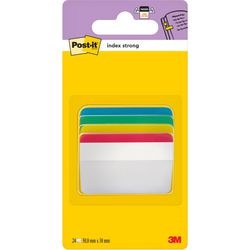 Index fort 686f-1 post-it 50,8x38mm bleu jaune vert rouge pour classeurs