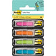 Index fléché post-it 684-arr4 12mm assortis fluo inscriptibles amovibles 96 feuilles