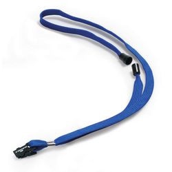 Cordon textile antivol durable bleu