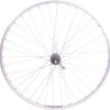 Roue arrière Shimano 28 x 1 4 moyeu de frein en aluminium argent