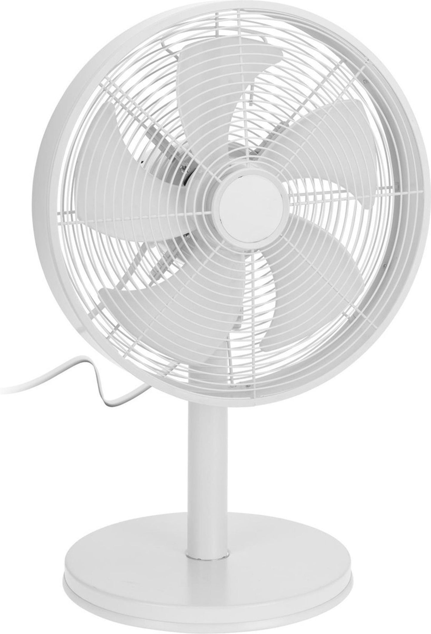 Excellent ventilateur de table électrique de luxe robuste 30cm blanc