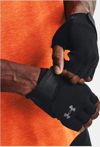 Under Armour m Training Gloves-blk Gants de sport pour hommes - noir - gris pitch