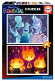 Puzzle Educa 2 x 48 pièces : éléments