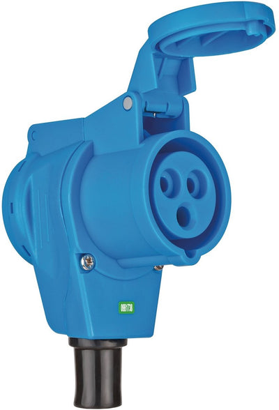 Brennerstuhl cee raccord à angle droit 230v 16a ip44 - 1x 230v 16a, 1x 230v cee 16a 3 pôles