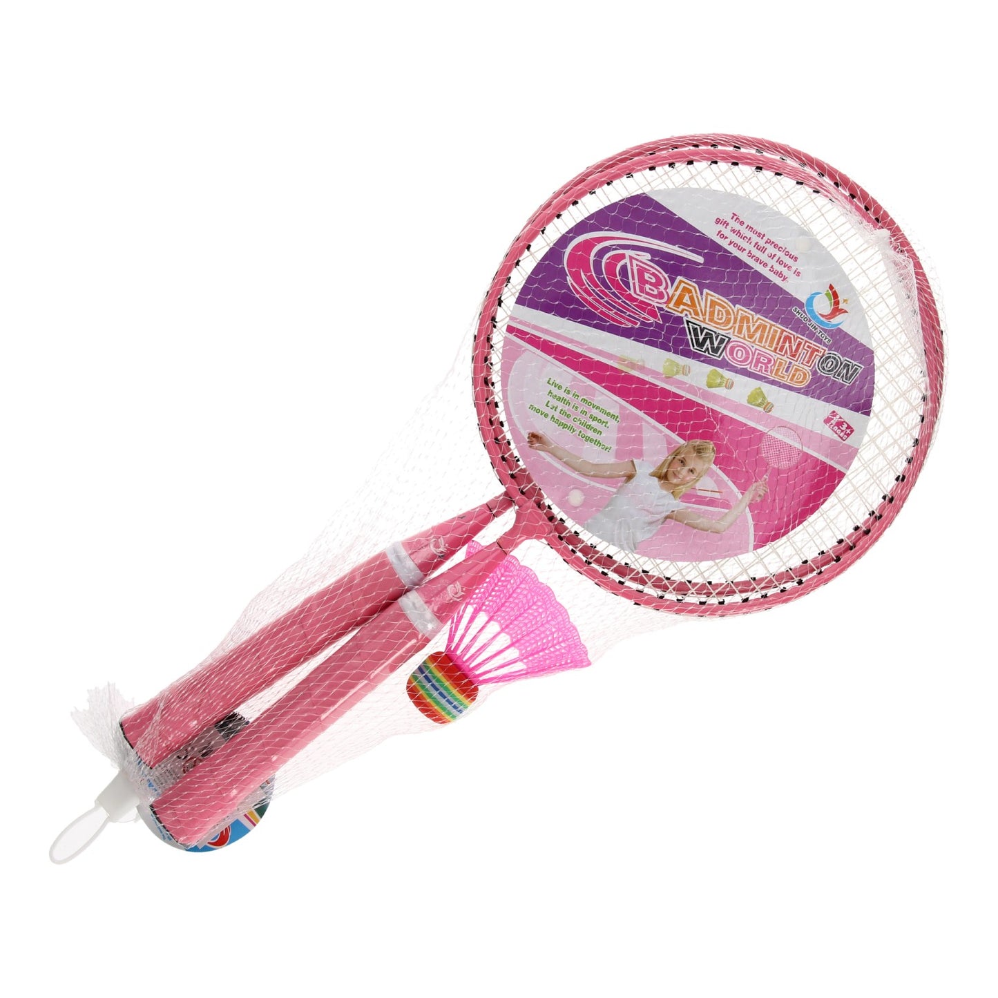 Badmintonset rose