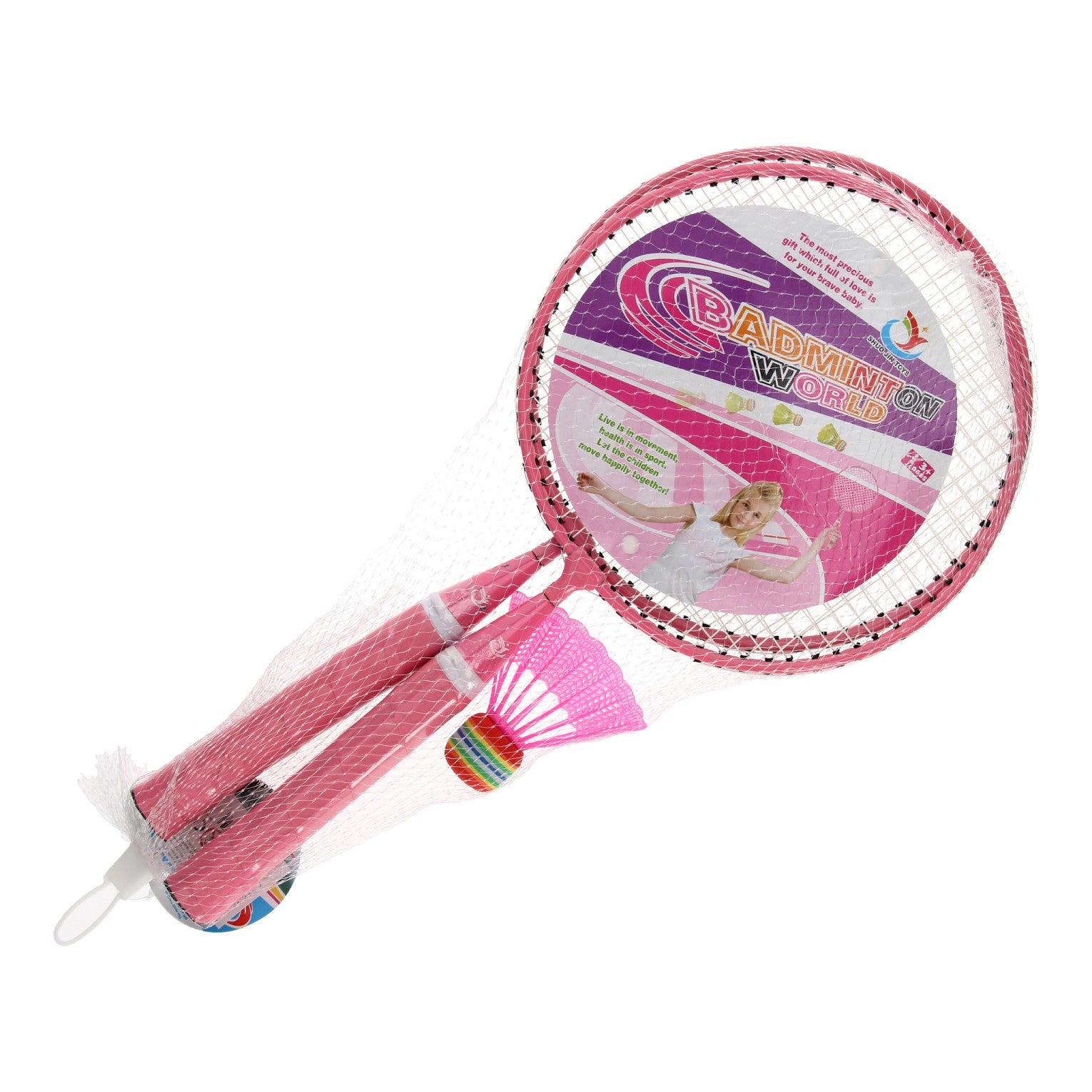Badmintonset rose