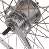 Roue arrière Shimano 28 622 x 19C RIM ZAC19 avec Nexus 7 Frein Silver Silver