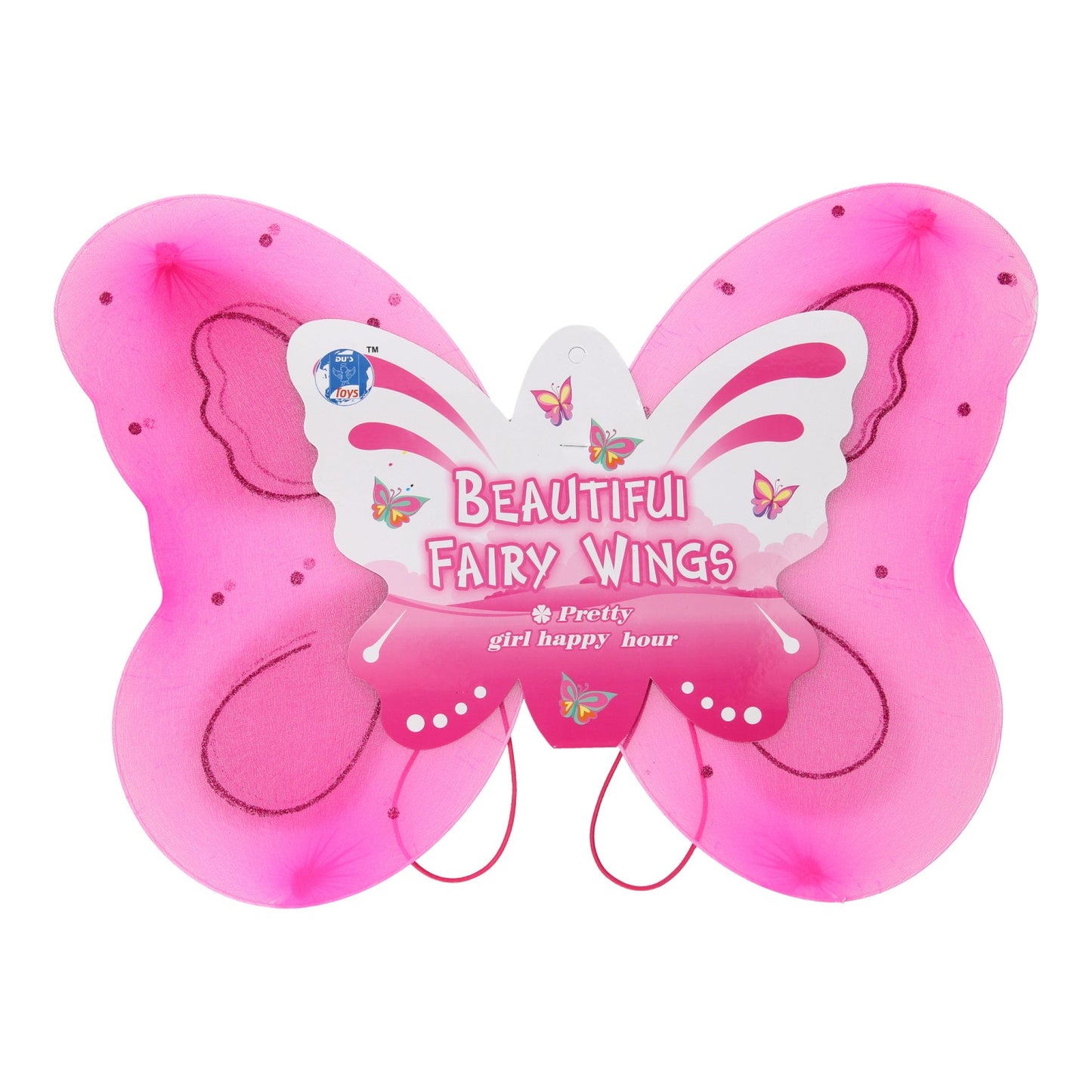 Ailes de papillon rose