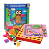 Puzzles de forme avec cartes de couleurs, 33 pièces.