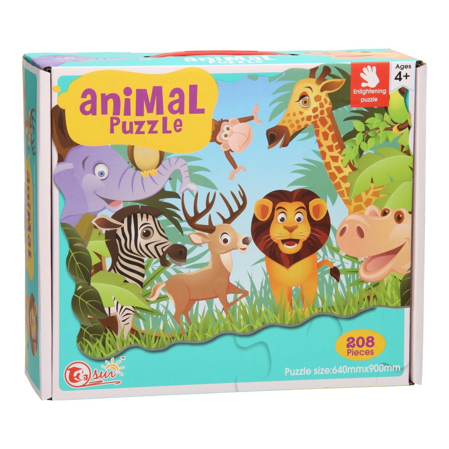 - Animaux joyeux puzzle XL 208st.