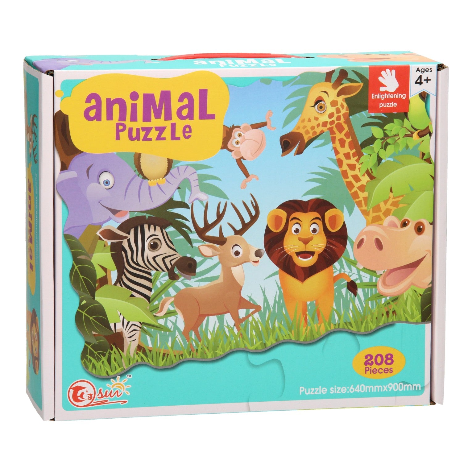 - Animaux joyeux puzzle XL 208st.