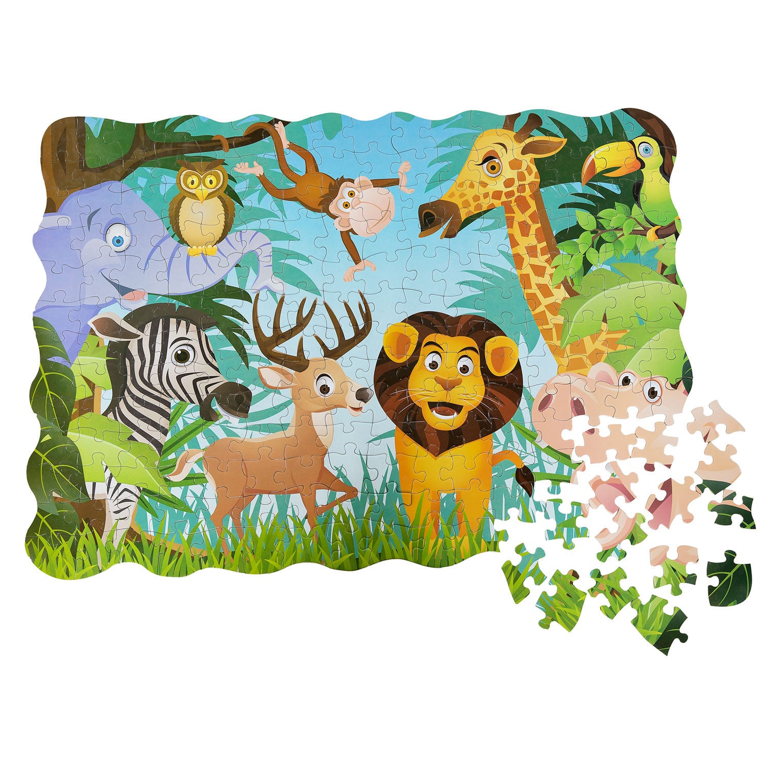 - Animaux joyeux puzzle XL 208st.
