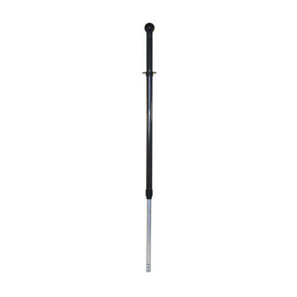 Manche télescopique Betra en aluminium avec boule ergo anthracite
