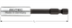 Rotec porte-embout aimant impact e6,3x80mm c-ring
