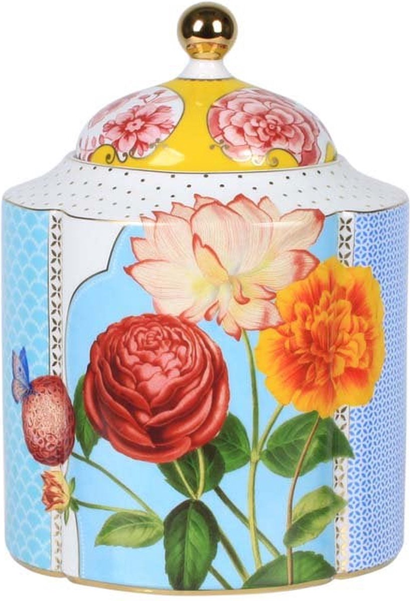 Pip studio - pot de rangement - royal multi - 1,9 l - porcelaine