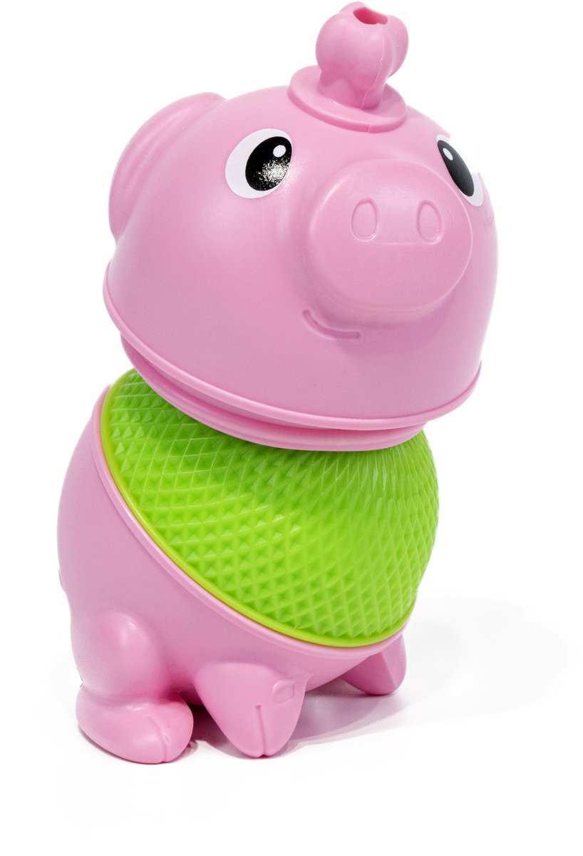 Lalaboom - jouets de construction - perles éducatives - lot d'animaux poulet et cochon 6 pièces
