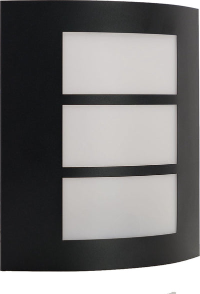 Applique d'extérieur Eglo rascino-e - e27 - 26 cm - noir et blanc