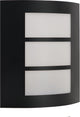 Applique d'extérieur Eglo rascino-e - e27 - 26 cm - noir et blanc