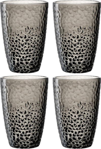 Verre à long drink Leonardo 340ml gris. matera - lot de 4