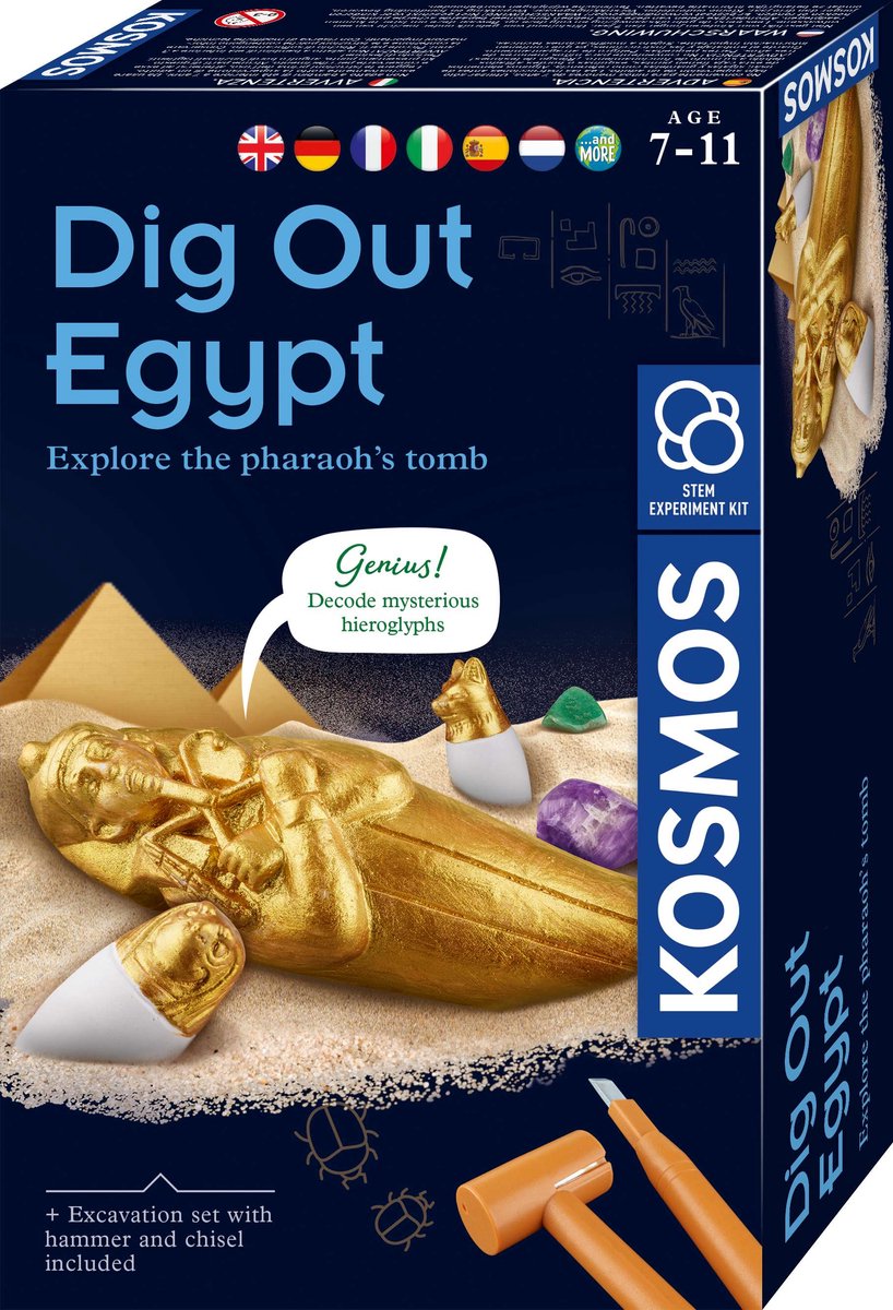 Selecta Cosmos Coffret de jeu Dig Out Le Trésor du Pharaon