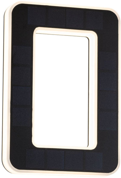 Éclairage solaire de numéro de maison à LED Paulmann avec plaque d'immatriculation. batterie remplaçable numéro 0 ip44 3000k 6lm noir