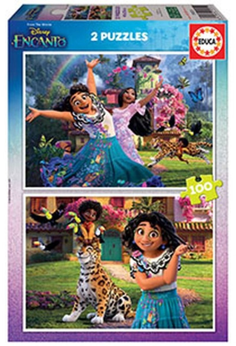 Educa - puzzle - 2 x 100 pièces - disney encanto