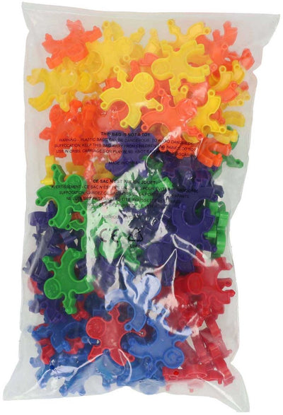 Figurines de construction colorées - 36 pcs.