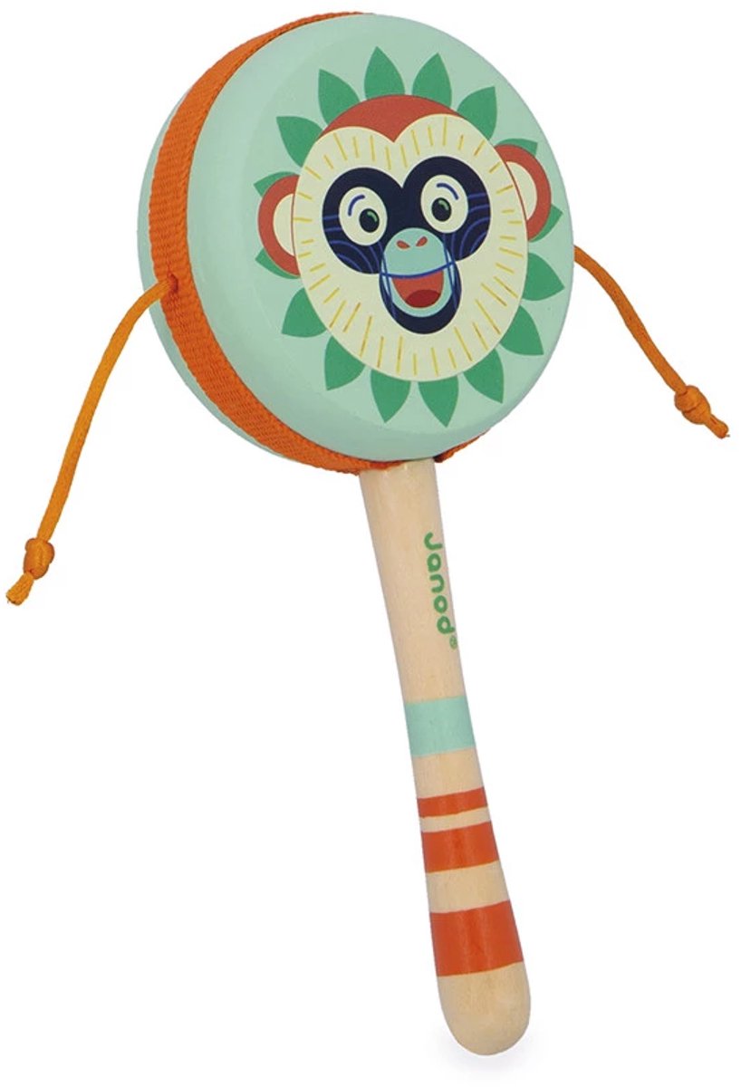 Janod - gioia - tambour singe en bois