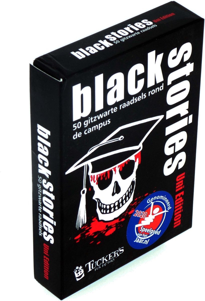 Jeu de cartes Tucker's Fun Factory Black Stories - Uni