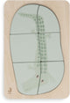 Jollein - puzzle en bois - jungle jambo - croco - jouets en bois - crocodile - 100% fsc